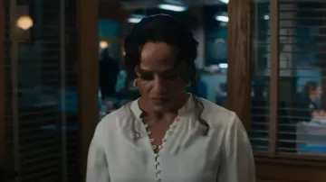 Club Monaco Womens Women's Helek Shirt worn by Selena Soto (Judy Reyes) as seen in High Potential (S02E08)