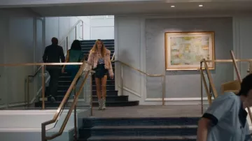 Schutz Maryann Curve Calf Hair Booties worn by Morgan Gillory (Kaitlin Olson) as seen in High Potential (S02E08)