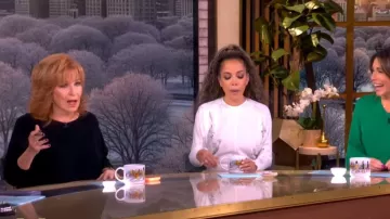 Eileen Fisher Chenille Blend Square Armhole Sweater worn by Joy Behar as seen in The View on January 8, 2026