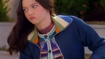 Electric Bloom S01 Ruby Marino Denim Jacket worn by Tulip (Ruby Marino) as seen in Electric Bloom (S01)
