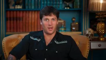 Allsaints Dallin Embroidered Long Sleeve Shirt worn by Rob Rausch as seen in The Traitors (S04E01)