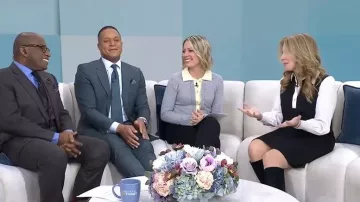 Gerard Darel Lola Dress worn by Rebecca Quick as seen in Today on January 8, 2026