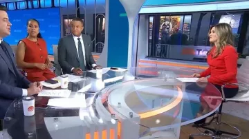 Safiyaa Blanca Top worn by Erin McLaughlin as seen in Today on January 8, 2026