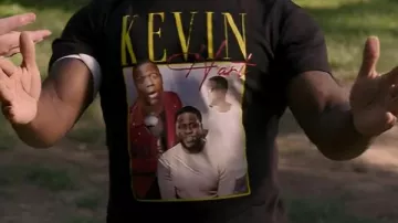 Black T-Shirt worn by Kevin Hart (Kevin Hart) in Die Hart