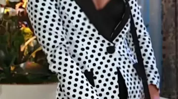 Polka Dot Blazer worn by (Lauren Buglioli) in Beyond the Gates