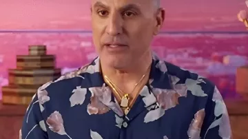 The Valley Persian Style Reza Farahan Floral Shirt (Reza Farahan) as seen in The Valley: Persian Style (S01E03)