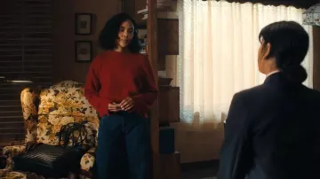 Sac fourre-tout en cuir Bembien Gabrielle porté par Anna Andrews (Tessa Thompson) tel que vu dans HIS & HERS (S01E05)