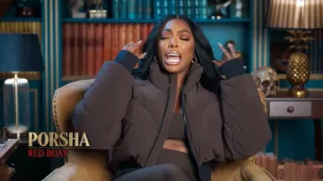Alo Yoga 7/8 High-Waist Airlift Legging worn by Porsha Williams as seen in The Traitors (S04E01)