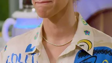 The Valley Persian Style S1 Sky Asakari Soleil Printed Shirt worn by in The Valley: Persian Style (S01)