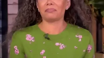 The View S29 Sunny Hostin Floral Cluster Sweater