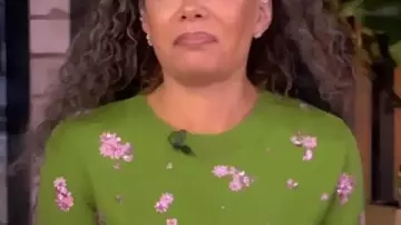 The View S29 Sunny Hostin Floral Cluster Sweater