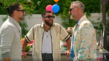 Federico Curradi Print Shirt worn by Bamshad Akhbari as seen in The Valley: Persian Style (S01E01)