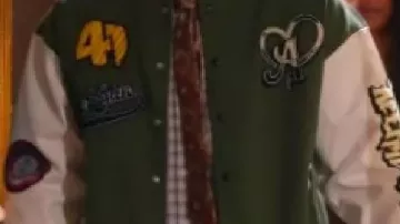 Green Varsity Jacket worn by Self - Host (Alan Cumming) in The Traitors