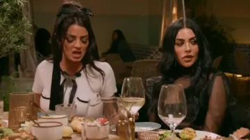 Fashion Nova Courtney Sweater Mini Dress worn by Golnesa Gharachedaghi as seen in The Valley: Persian Style (S01E01)