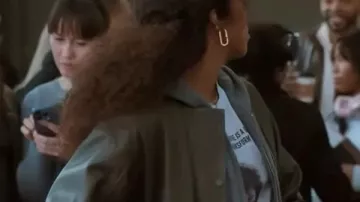 Relationship Goals Kelly Rowland Green Jacket worn by Leah Caldwell (Kelly Rowland) in Relationship Goals