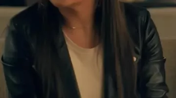 Relationship Goals Annie Gonzalez Black Leather Jacket worn by (Annie Gonzalez) in Relationship Goals