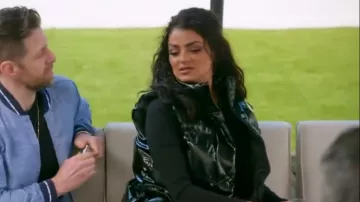 Fashion Nova Elite Puffer Vest worn by Golnesa Gharachedaghi as seen in The Valley: Persian Style (S01E01)