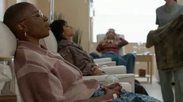 Diet Starts Monday Checker Cotton Button Up Shirt worn by Henrietta Wilson (Aisha Hinds) as seen in 9-1-1 (S09E07)