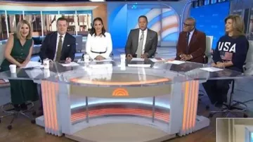 Polo Ralph Lauren Team USA Wool-Blend Rollneck Sweater worn by Hoda Kotb as seen in Today on January 12, 2026