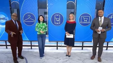 Dee Ocleppo Dehli II Pointed Toe Pump worn by Vicky Nguyen as seen in Today on  January 12, 2026