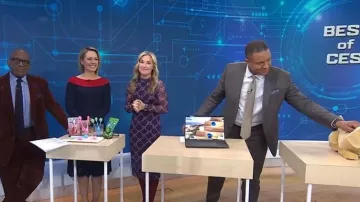 Rachel Antonoff Lilith Dress worn by Jennifer Jolly as seen in Today on January 12, 2026