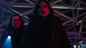 Mackage Kay Asymmetric Hooded Coat worn by Olivia Benson (Mariska Hargitay) as seen in Law & Order: Special Victims Unit (S27E09)