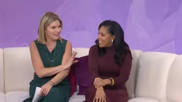 Reiss Alicia Dress worn by Sheinelle Jones as seen in Today with Jenna & Sheinelle  on January 12, 2026