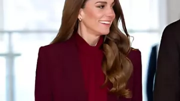 Charing Cross Hospital Blazer worn by Catherine, Duchess of Cambridge in Princess and Princess of Wales visited the Charing Cross Hospital in West London