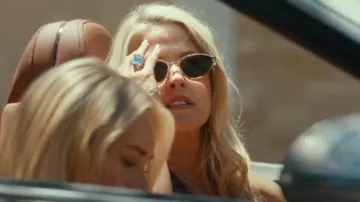 Gucci Oval Sunglasses worn by Angela Norris (Ali Larter) as seen in Landman (S02E09)
