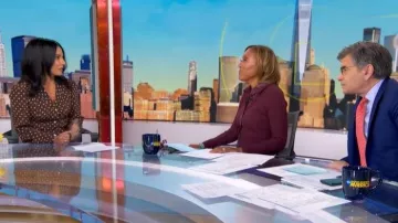 Polo Ralph Lauren Floral-print Button-front Dress worn by Tara Narula as seen in Good Morning America on January 8, 2026