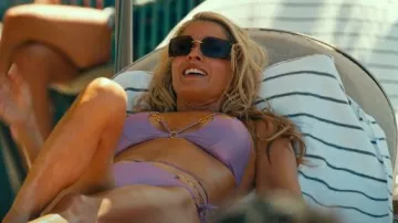 Miu Miu Eyewear Lunettes de soleil sans monture portées par Angela Norris (Ali Larter) telles que vues dans Landman (S02E09)