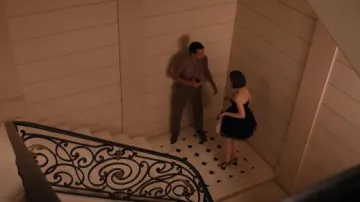 Gianvito Rossi Crystal Flavia in Black Suede worn by Emily Cooper (Lily Collins) as seen in Emily in Paris (S05E09)