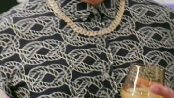 Rope Printed Shirt worn by (Reza Farahan) in The Valley: Persian Style