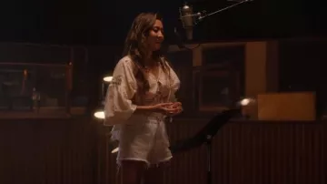 Pinko Ring Findings Detailed Poplin Tunic worn by Mindy Chen (Ashley Park) as seen in Emily in Paris (S05E09)