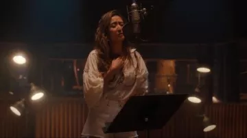 Epona Valley Field of Roses Bralette worn by Mindy Chen (Ashley Park) as seen in Emily in Paris (S05E09)