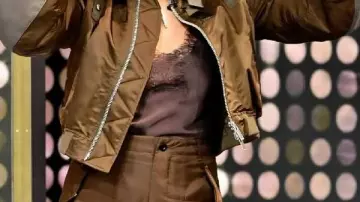 Satin Bomber Jacket worn by Amirah Vann in Amirah Vann On Why Representation In Hollywood Matters