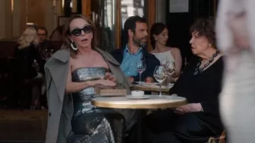 APM Monaco Spring 2025 Palm Ear Cuff worn by Sylvie Grateau (Philippine Leroy-Beaulieu) as seen in Emily in Paris (S05E09)