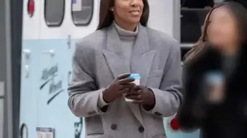 Relationship Goals 2026 Kelly Rowland Trench Coat worn by Leah Caldwell (Kelly Rowland) in Relationship Goals