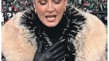 Erin Andrews 2026 Fur Jacket