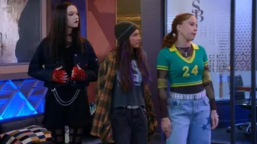 We The Free Good Luck Shadow Patch Jeans worn by Jade Castillo (Carmen Sánchez) as seen in Electric Bloom (S01E17)