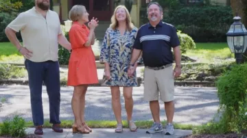 Elizabeth James Taylor Dress, Foliage worn by Erin Napier as seen in Home Town (S10E02)