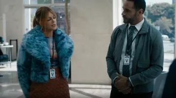 LaMarque Danika Faux Fur Coat worn by Morgan Gillory Kaitlin Olson as seen in High Potential (S02E09)