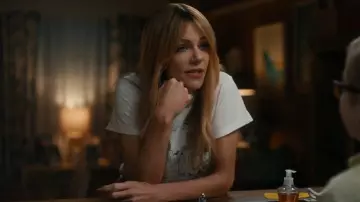 Re/Done Classic Tee Girl Power worn by Morgan Gillory (Kaitlin Olson) as seen in High Potential (S02E09)