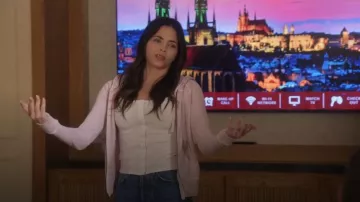 James Perse Vintage French Terry Zip Up Hoodie worn by Bailey Nune (Jenna Dewan) as seen in The Rookie (S08E01)