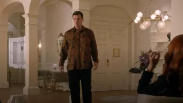 John Varvatos Darryl Shirt worn by John Nolan (Nathan Fillion) as seen in The Rookie (S08E01)