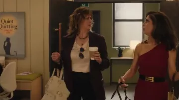Ravella Amalfi Silk Tank worn by Julie (Jennifer Whalen) as seen in Small Achievable Goals (S02E01)