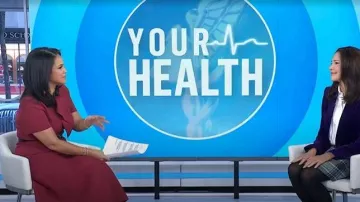 Scanlan Theodore Crepe Knit Cravat Tie Dress worn by Laura Jarrett as seen in Today on  January 13, 2026