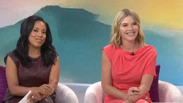 L'Academie by Marianna Bardot Midi Dress worn by Jenna Bush Hager as seen in Today with Jenna & Sheinelle  on January 13, 2026