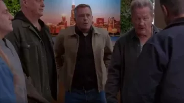 Dickies Canvas Jacket worn by Christopher Herrmann (David Eigenberg) as seen in Chicago Fire (S14E08)