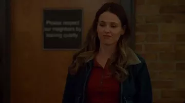 Z Supply Stella Stripe Henley worn by Paramedic Lyla 'Lizzie' Novak (Jocelyn Hudon) as seen in Chicago Fire (S14E08)